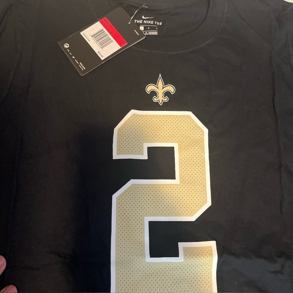 Nike Jameis Winston New Orleans Saints Women's Name & Number T-Shirt Size large